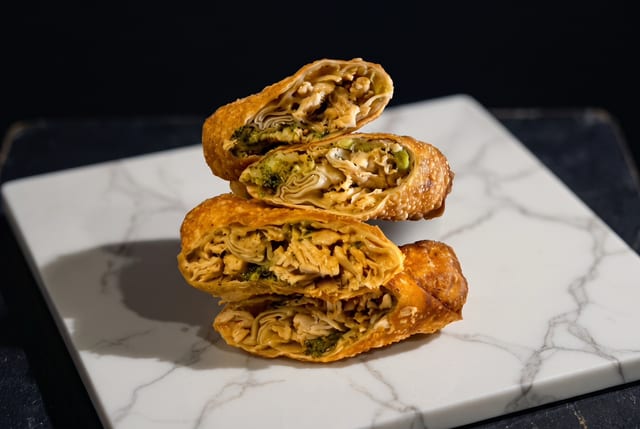 Chicken and Broccoli Rolls.