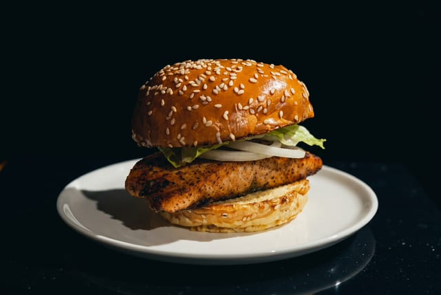 Salmon Sandwich.